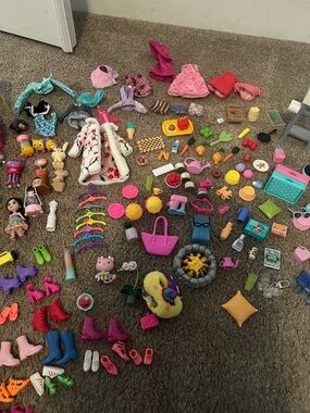 Assorted Barbie Doll Accessories